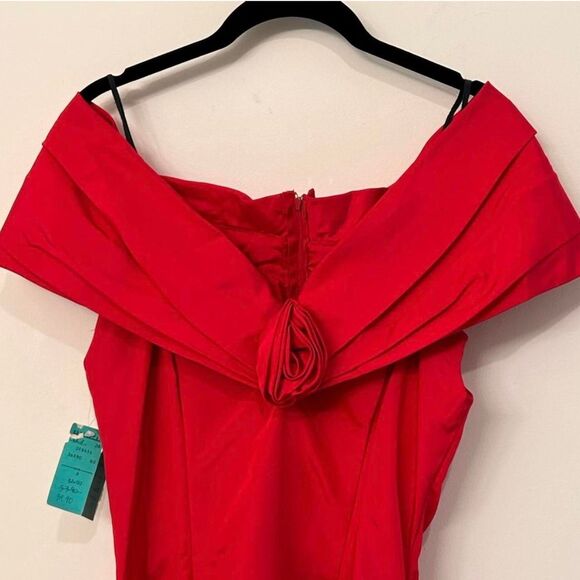 Vintage Gunne Sax by Jessica McClintock Red Semi-Formal size 9 DEADSTOCK RARE - Picture 6 of 8